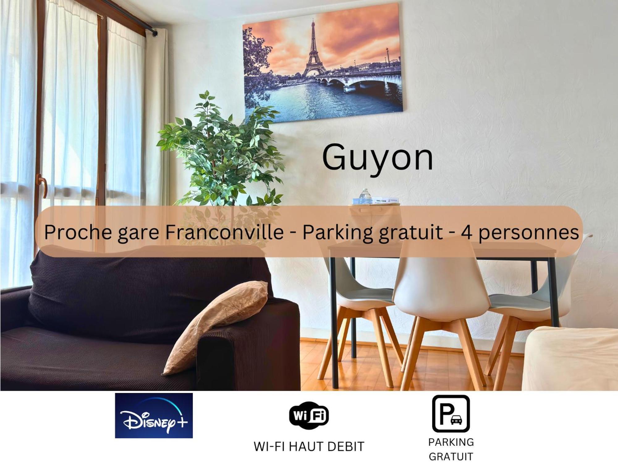 Appartamento Guyon - Cosy Proche Gare Parking Facile - Balcon #Sirdest Franconville  Esterno foto